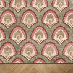 Teppich Vintage - Sage Pattern Grün