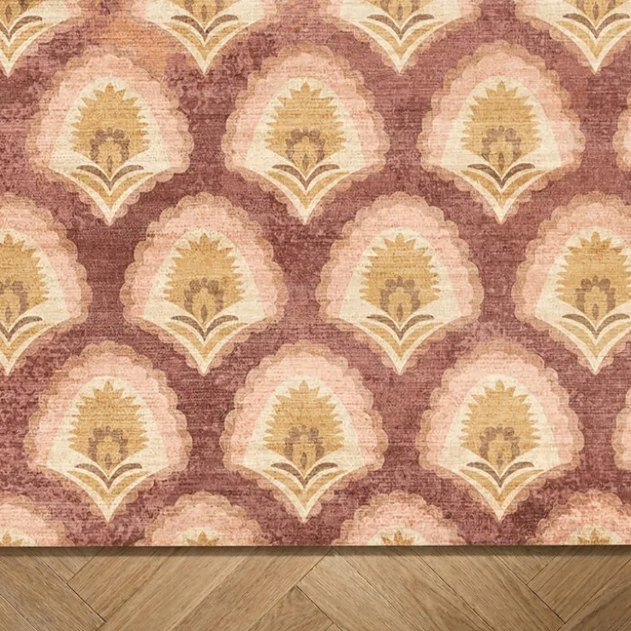 Teppich Vintage - Sage Pattern Terracotta