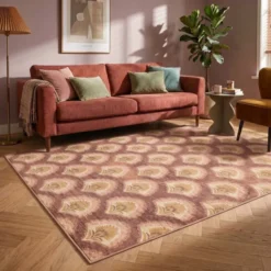 Teppich Vintage - Sage Pattern Terracotta