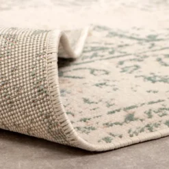 Teppich Vintage - Spring Ethnic Creme Grün