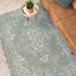 Teppich Vintage - Spring Ethnic Grün Creme