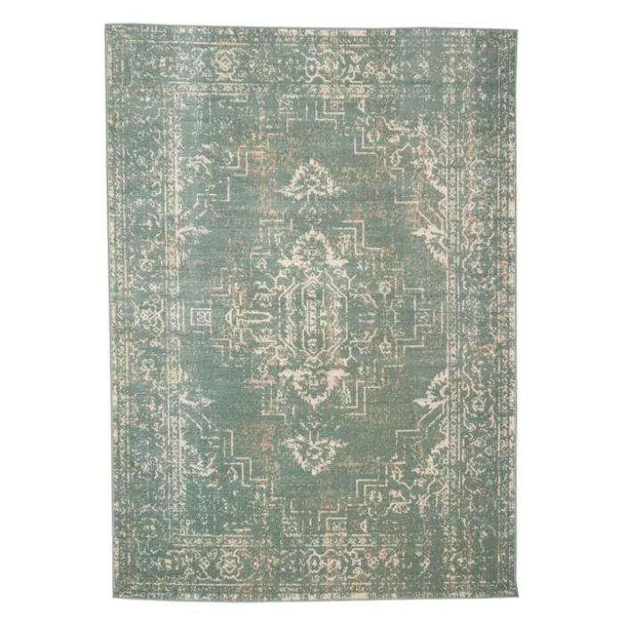 Teppich Vintage - Spring Ethnic Grün Creme