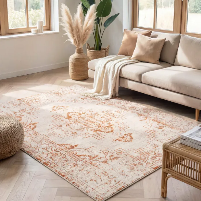 Teppich Vintage - Spring Ethnic Creme Terra