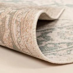 Teppich Vintage - Spring Medaillon Creme Grün
