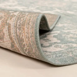 Teppich Vintage - Spring Medaillon Grün Creme