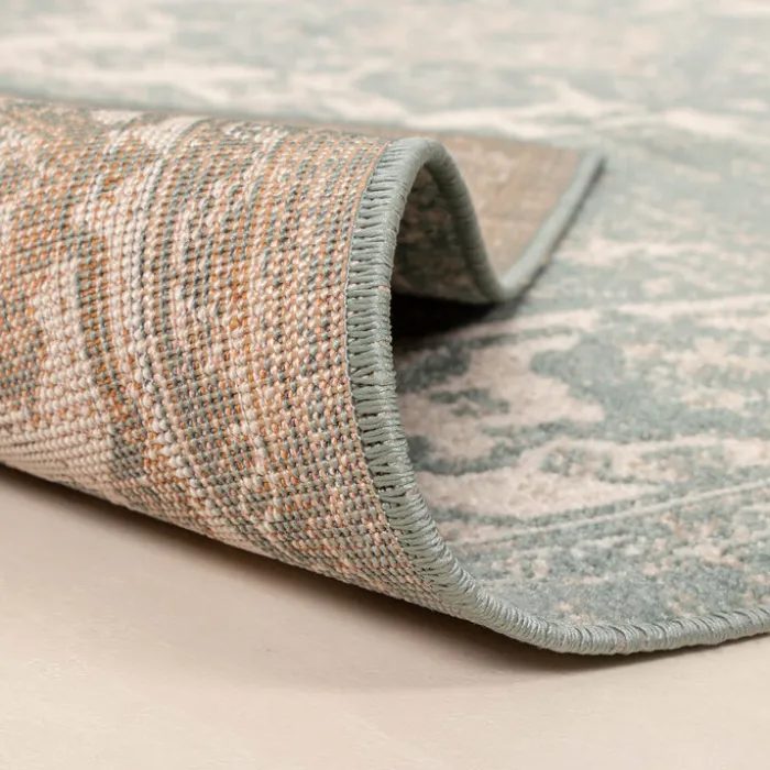 Teppich Vintage - Spring Medaillon Grün Creme