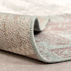 Teppich Vintage - Spring Patchwork Grün Grau