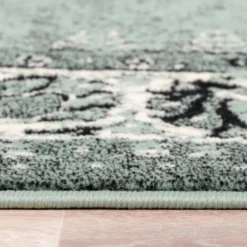 Teppich Vintage - Wonder Grün Schwarz