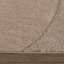 Teppich Wohnzimmer - Charm Circles Beige