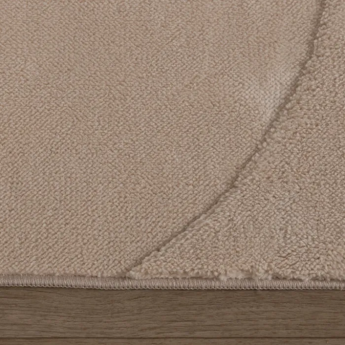Teppich Wohnzimmer - Charm Circles Beige