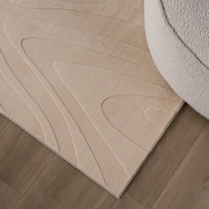 Teppich Wohnzimmer - Charm Shapes Beige