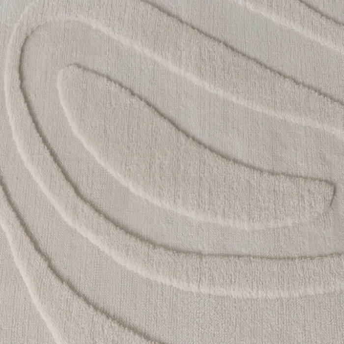 Teppich Wohnzimmer - Charm Shapes Weiß