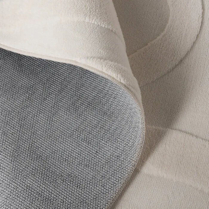 Teppich Wohnzimmer - Charm Shapes Weiß