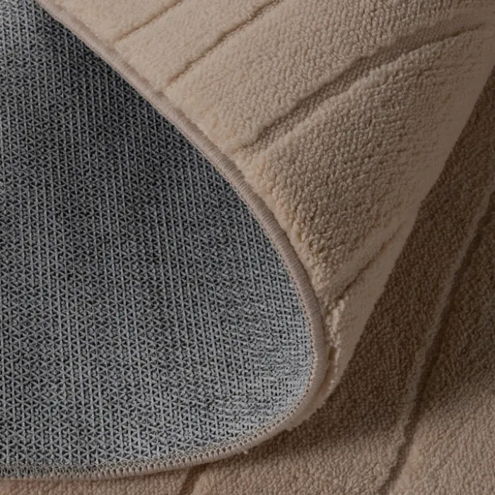 Teppich Wohnzimmer - Charm Waves Beige