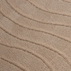 Teppich Wohnzimmer - Charm Waves Beige