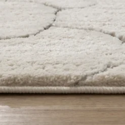 Teppich Wohnzimmer - Yune Stone Creme Schwarz