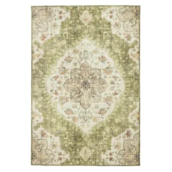 Vintage Gartenteppich - Santo Mandala Grün