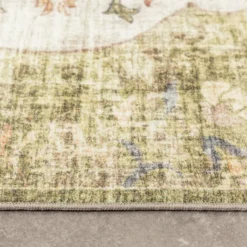Vintage Gartenteppich - Santo Mandala Grün
