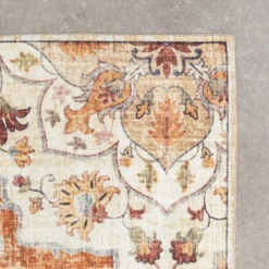 Vintage Gartenteppich - Santo Mandala Terrakotta