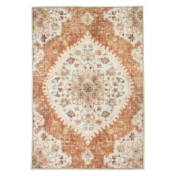 Vintage Gartenteppich - Santo Mandala Terrakotta