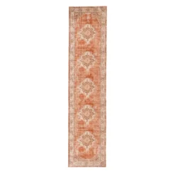 Vintage Läufer - Spring Medaillon Terracotta Creme