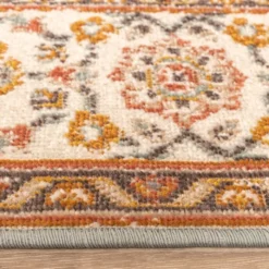 Vintage Teppich - Thirza Medaillon Hellblau Bunt