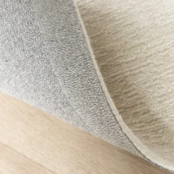 Viskose Teppich - Jean Creme Weiß