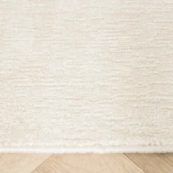 Viskose Teppich - Jean Creme Weiß