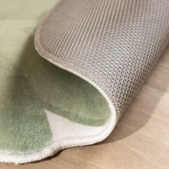 Waschbarer Kinderteppich - Berry Avocado Grün