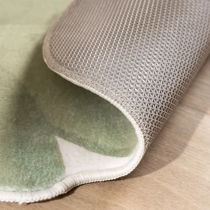 Waschbarer Kinderteppich - Berry Avocado Grün