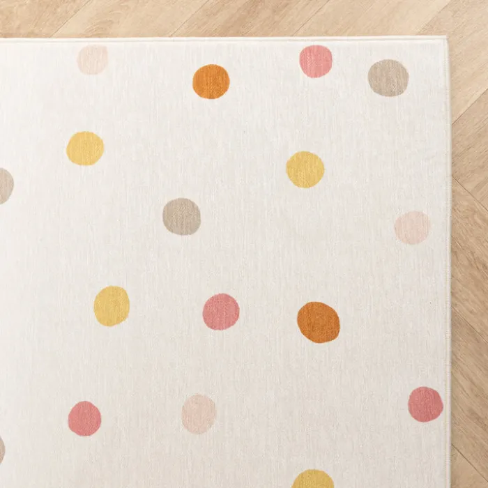 Waschbarer Kinderteppich - Evi Confetti Bunt