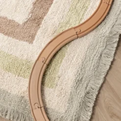 Waschbarer Kinderteppich - Milo Grün