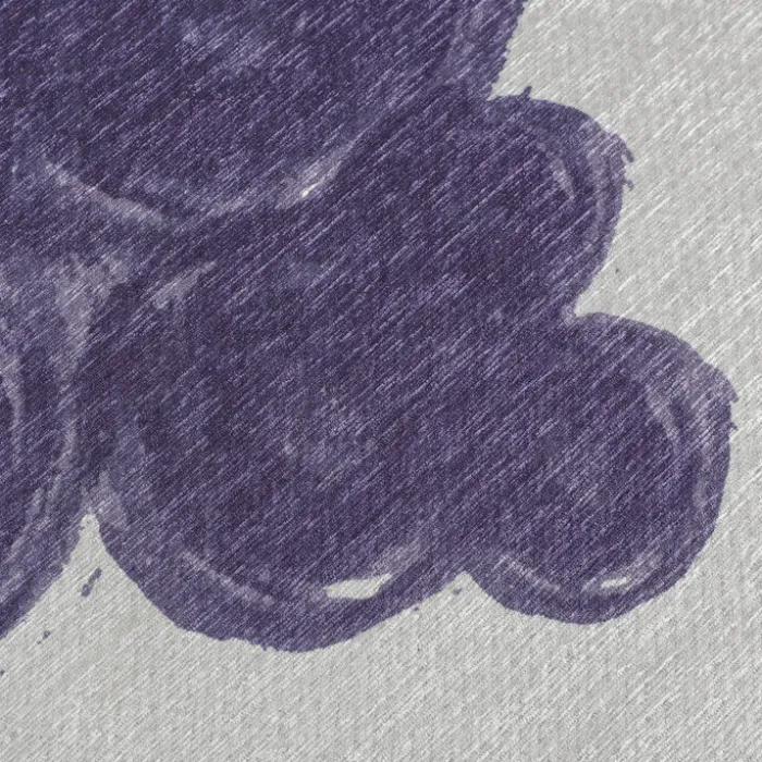 Waschbarer Kinderteppich - Mick Traube Violett