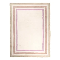 Waschbarer Kinderteppich - Milo Rosa