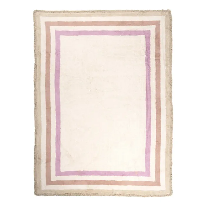 Waschbarer Kinderteppich - Milo Rosa