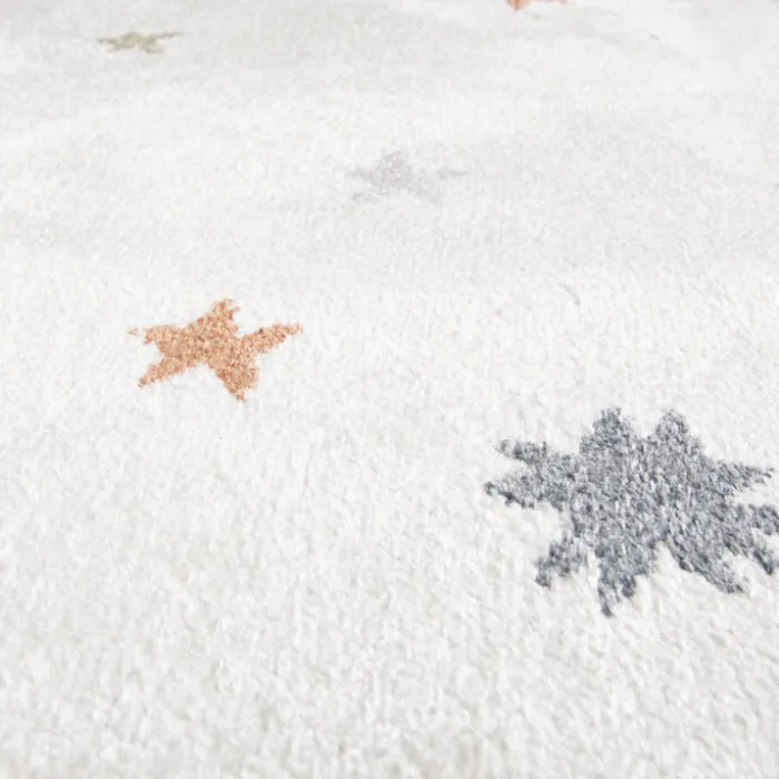 Waschbarer Kinderteppich - Ravi Stars Bunt