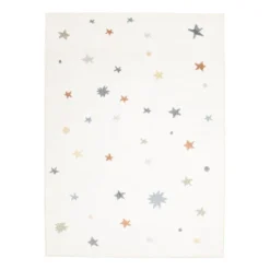 Waschbarer Kinderteppich - Ravi Stars Bunt