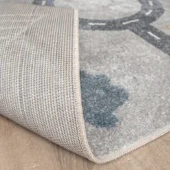Waschbarer Kinderteppich - Ravi Road Bunt