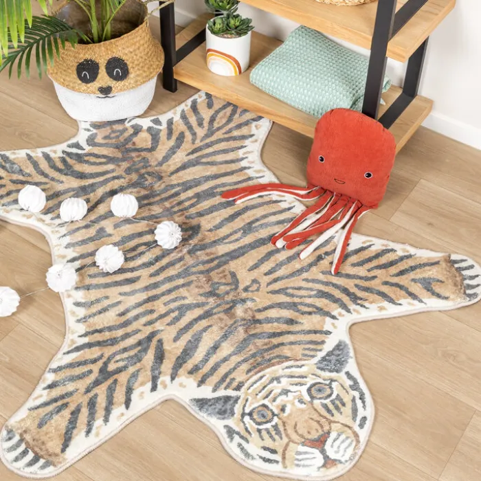 Waschbarer Kinderteppich - Wild Tiger