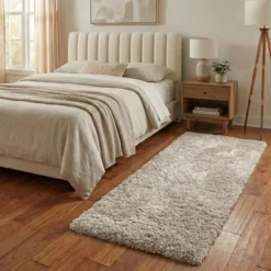 Waschbarer Läufer - Blaze Beige Grau