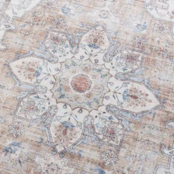 Waschbarer Läufer - Domingo Mandala Beige