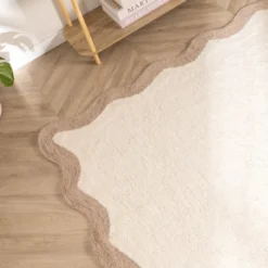 Waschbarer Läufer - Hazy Beige Creme