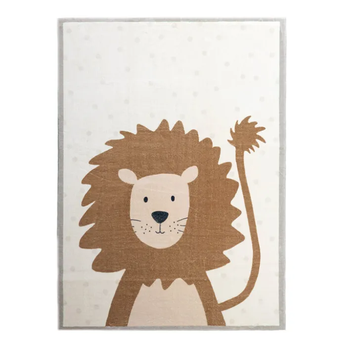 Waschbarer Spielteppich - Simba Lion Braun