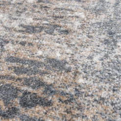 Waschbarer Teppich Abstrakt - Misha Grunge Creme Grau