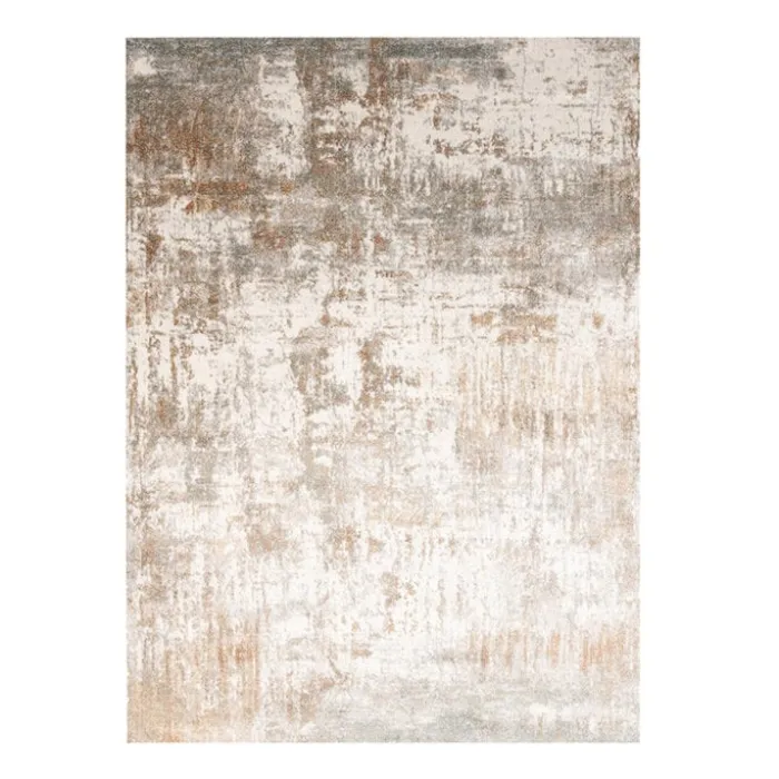 Waschbarer Teppich Abstrakt - Misha Grunge Creme Braun