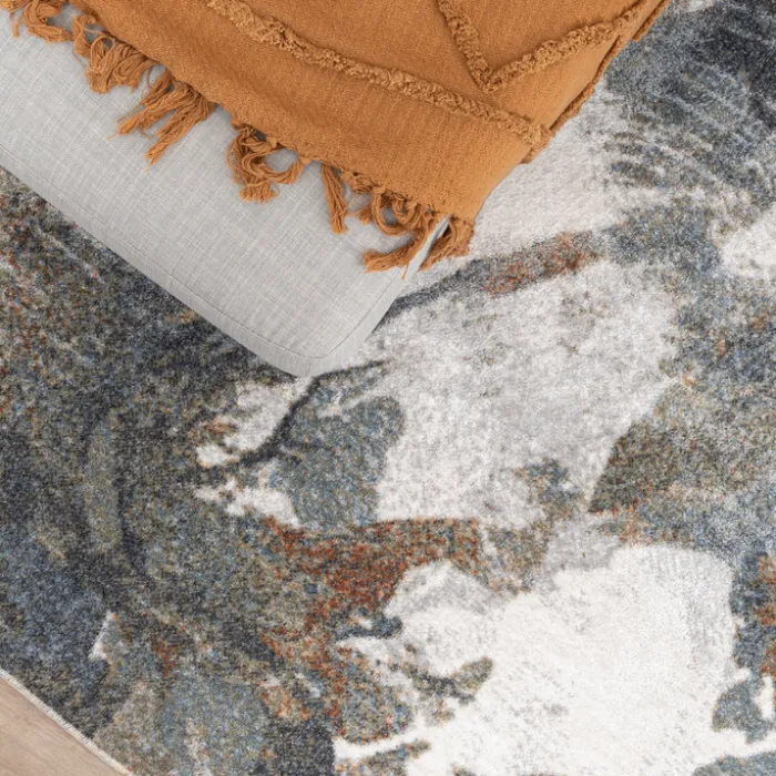 Waschbarer Teppich Abstrakt - Misha Flow Bunt
