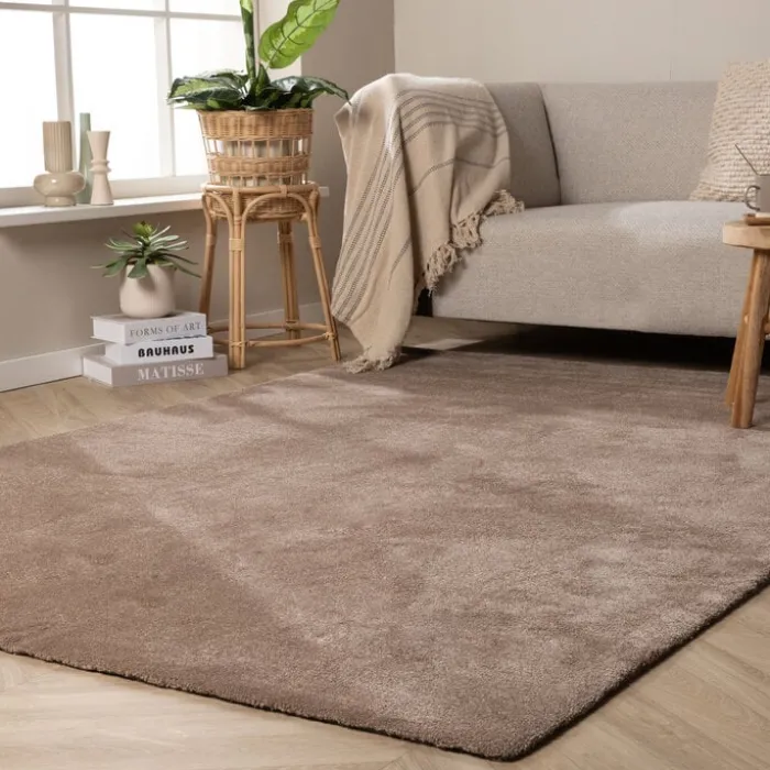 Waschbarer Teppich - Clean Braun