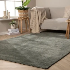 Waschbarer Teppich - Clean Grün