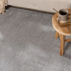 Waschbarer Teppich - Clean Hellgrau