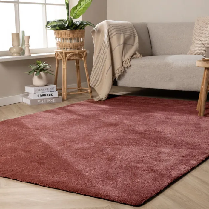 Waschbarer Teppich - Clean Rosa